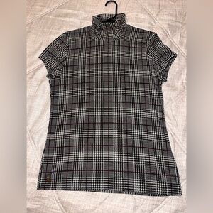 ✨ Lauren Ralph Lauren Houndstooth Top – Size Large ✨